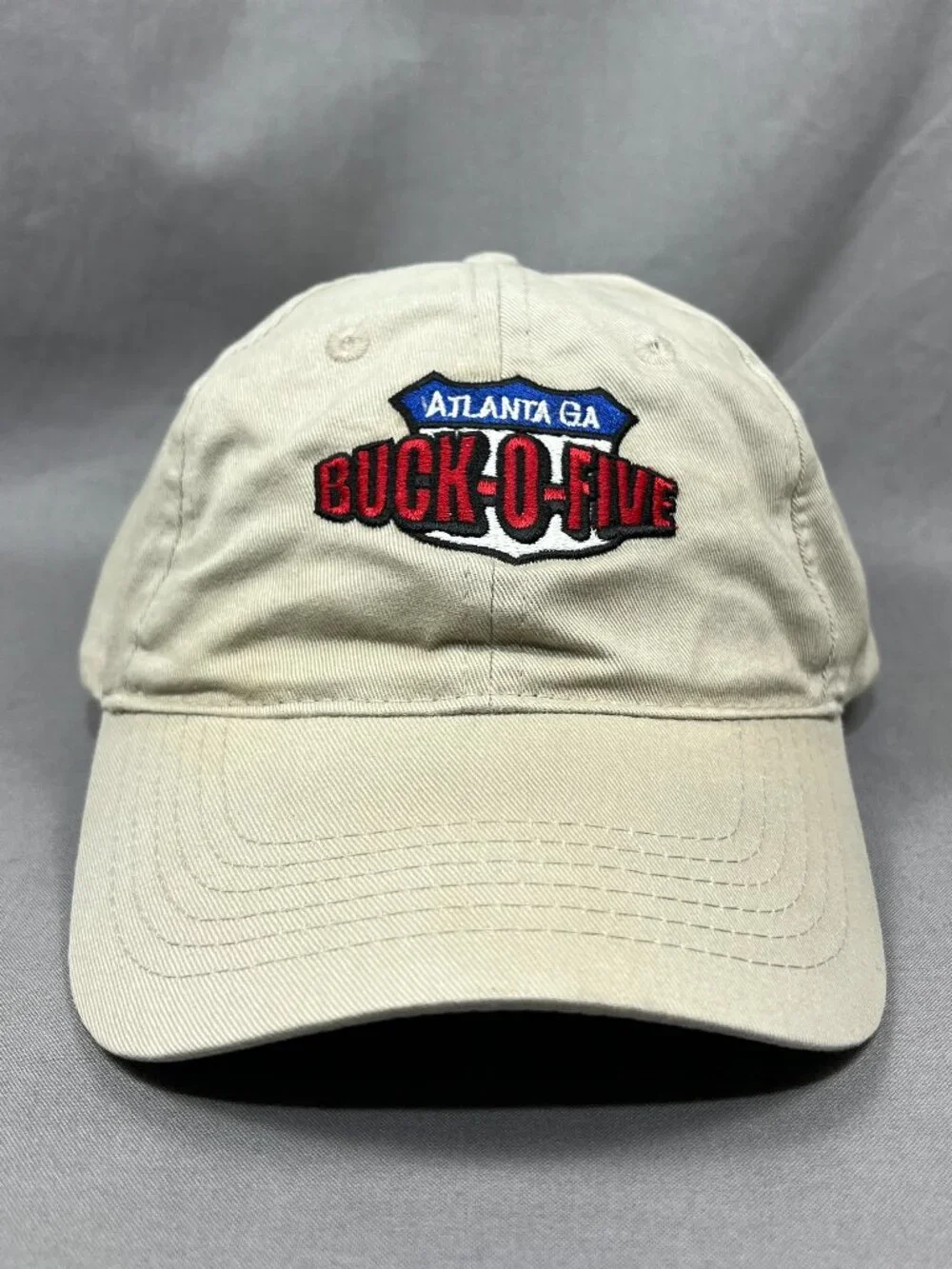 AMC Buck O Five Atlanta Georgia Strapback Hat Khaki Adjustable Music Adult Cap